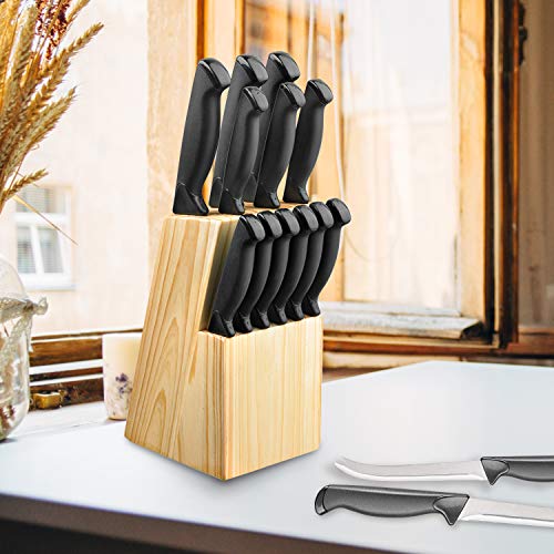 Hampton Forge Emmett–40Pieceknife Blockset, Stainless Steel #TOP1