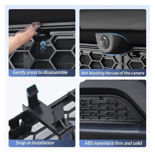 Grille ventilation intérieure protégeant la calandre de Model Y - 5