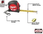 TWQBHSH Fits Milwaukee Tool 48-22-5506 Milwaukee 6Ft / 2M Keychain Tape Measure