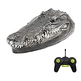 GoolRC Flytec V005 RCボート 2.4G リモートコントロール 電動レーシングボート プール用 シミュレーションクロコダイルヘッドスプーフィングトイ付き