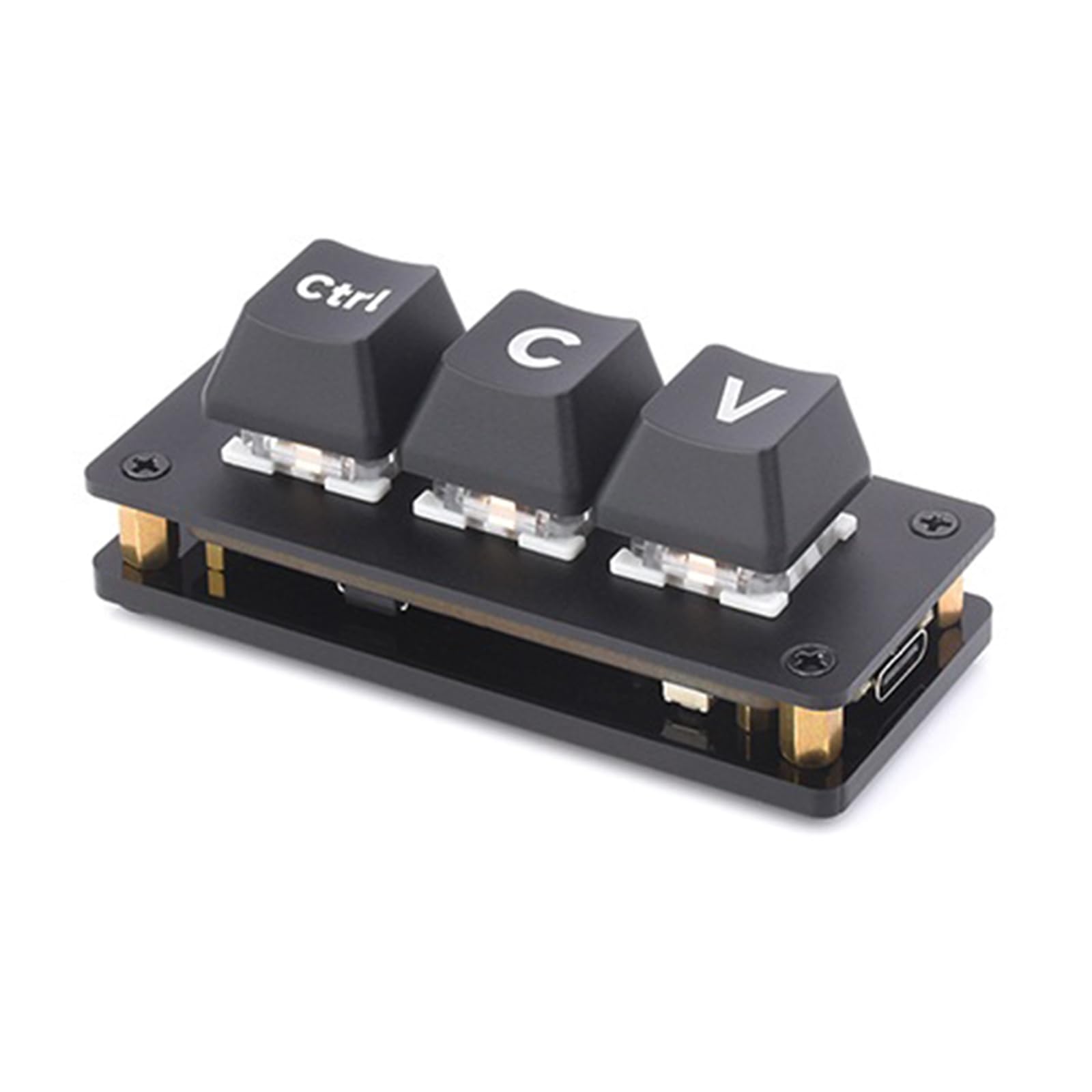 Mini clavier à 3 touches pour optimiser l'espace de bureau gaming - 8