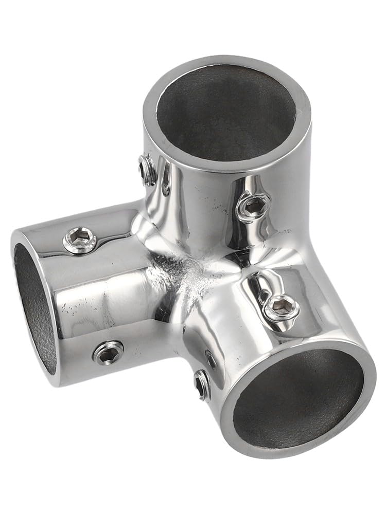 316 per acciaio inossidabile per corrimano marino 90 Tee gomito raccordi per tubi, 22/25/30/32mm Barca, costruzione navale e applicazioni di costruzione