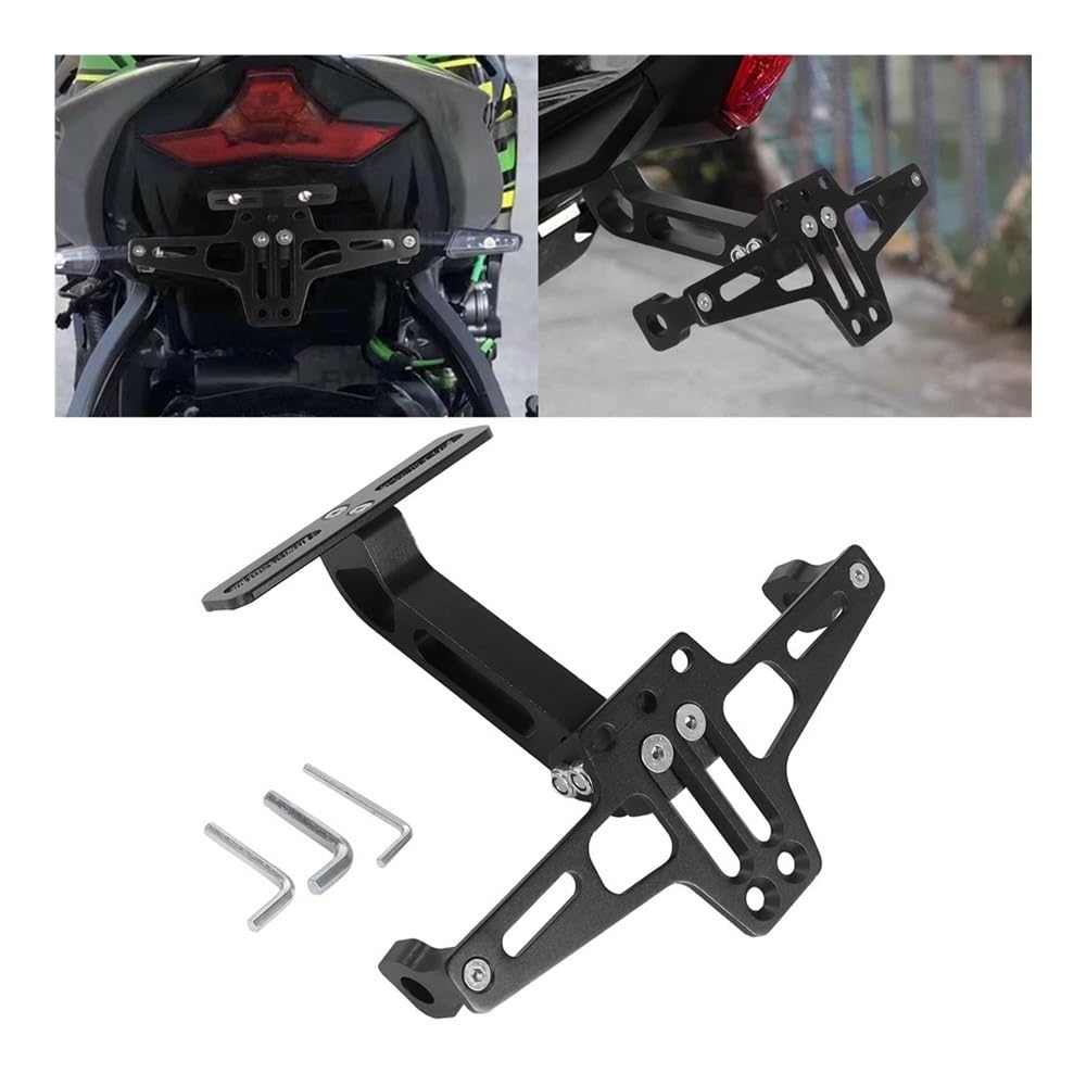 Support de Plaque d'immatriculation arrière Moto, Support Universel(Go-LD)
