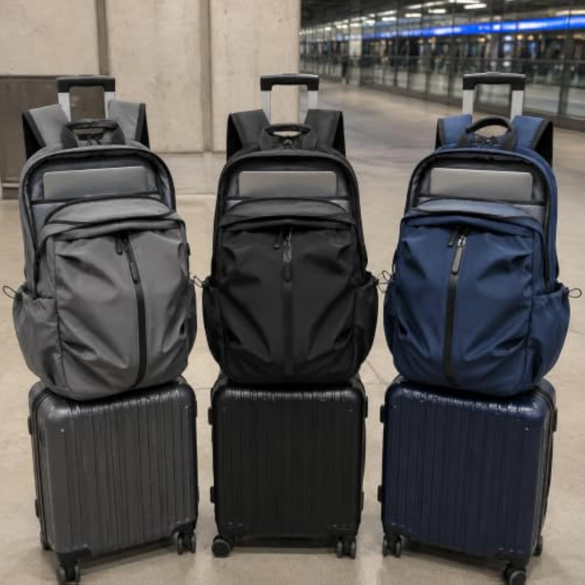 Lightweight Waterproof Laptop Backpack for Men, Casual Daypack