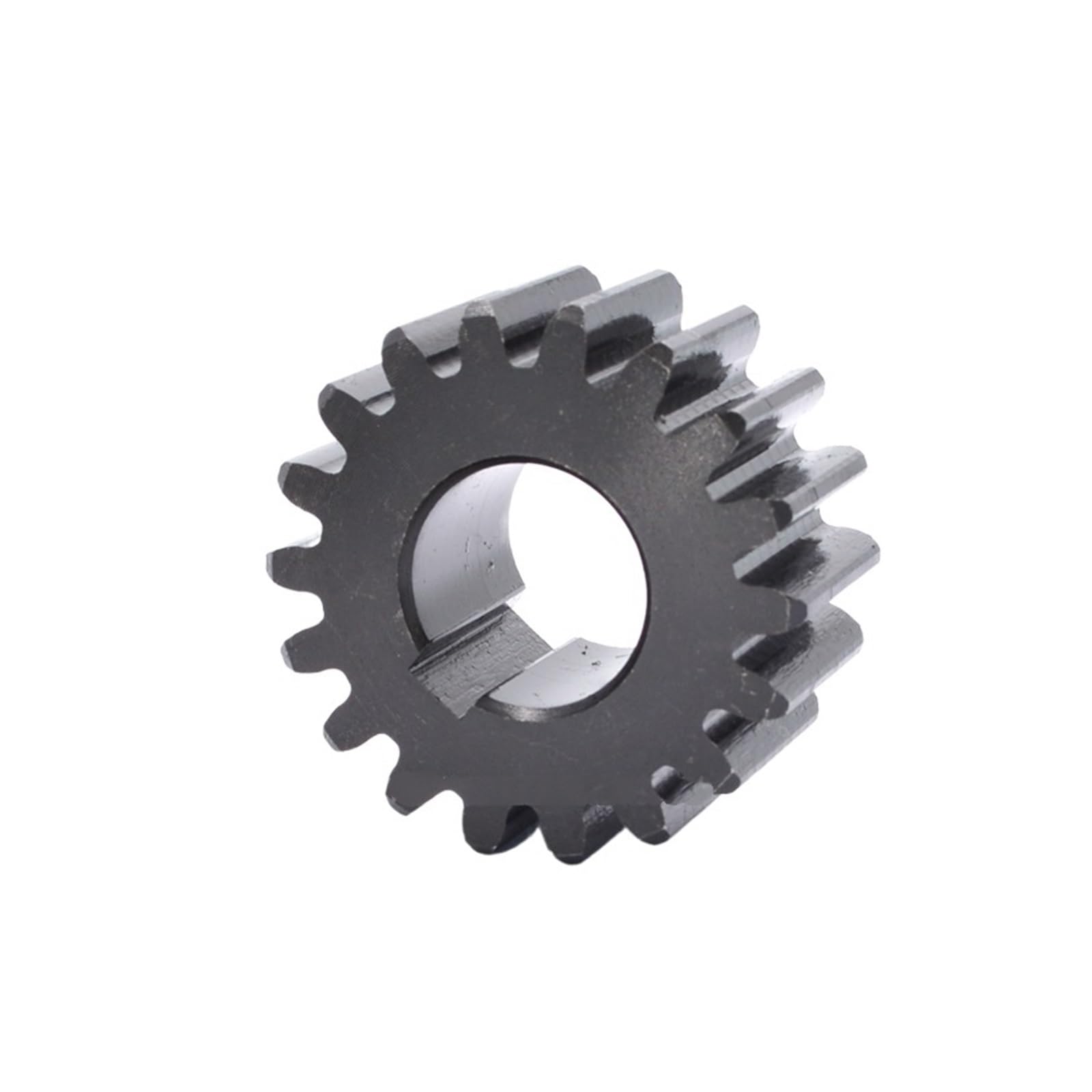 Pignon industriel de machines Engrenage droit 18T-21T 2M, 1 pièce, 45 # acier 18 19 20 21 dents, engrenage plat, alésage de clavette 18/19/20mm ( Color : 18 Teeth (OD 40mm) , Size : 18mm- 6x2.8mm )