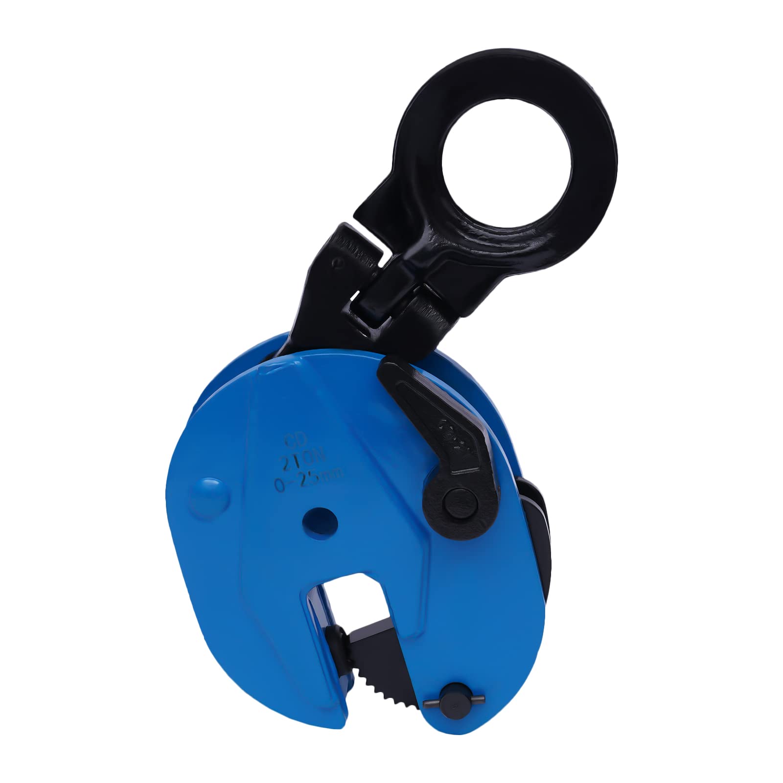 Abrazadera vertical 2T para grúa de chapa para levantar y transportar – Pinza vertical con palanca de bloqueo para abrir y bloquear las mordazas