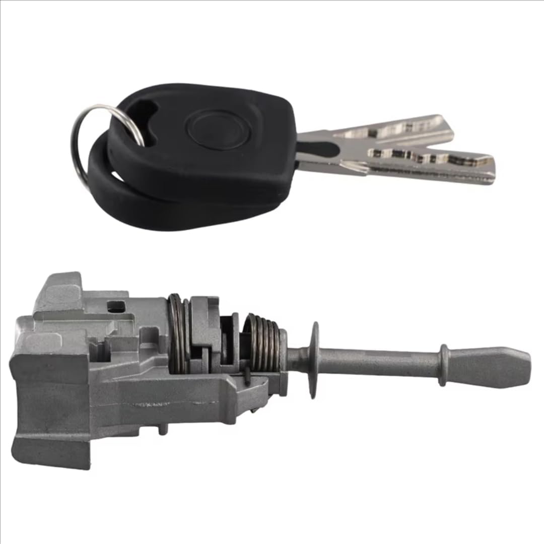 Rufutle Car Auto Door Lock Cylinder Barrel For Vw Touran Caddy 2003-2015, 1T0837167a Door Lock Barrel Cylinder With 2 Keys