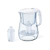 AQUAPHOR 12 Cup Opal Water Filter Pitcher with 1 x B15 Filter | Reduces Chlorine & Heavy Metals | Fast Flow Water Filtration | BPA-Free & Dishwasher Safe | Improved & Filtered Water | White