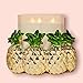 Candle Holder Compatible with Bath & Body Works and White Barn 3-Wick Candles - Select Your Favorite! (Candle NOT Included) - Pineapple Ring Pedestal