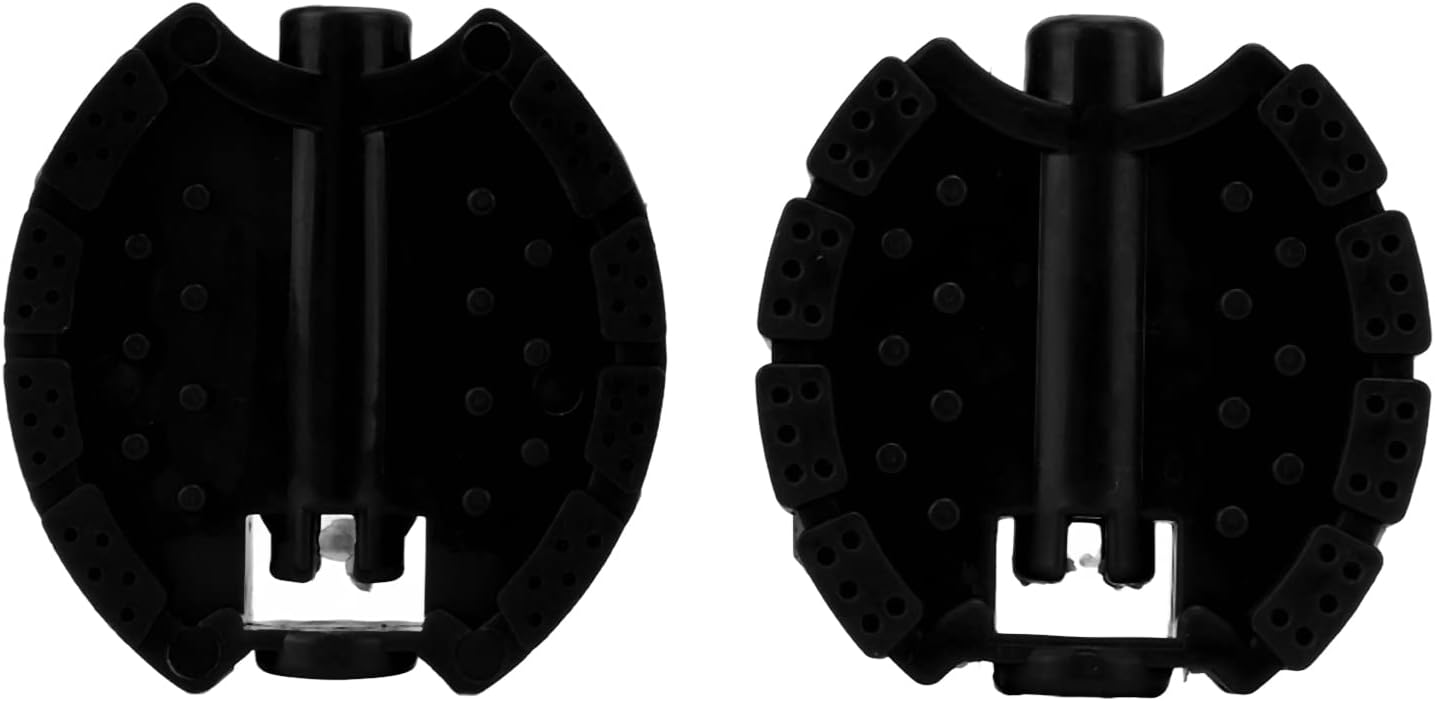 2 Pcs Kids Bike Pedal, Plastic Oval and Rectangular Pedals for Children Tricycle Bicycle, with 3 Youth Themed Colors, Easy to Install for Boys Girls
