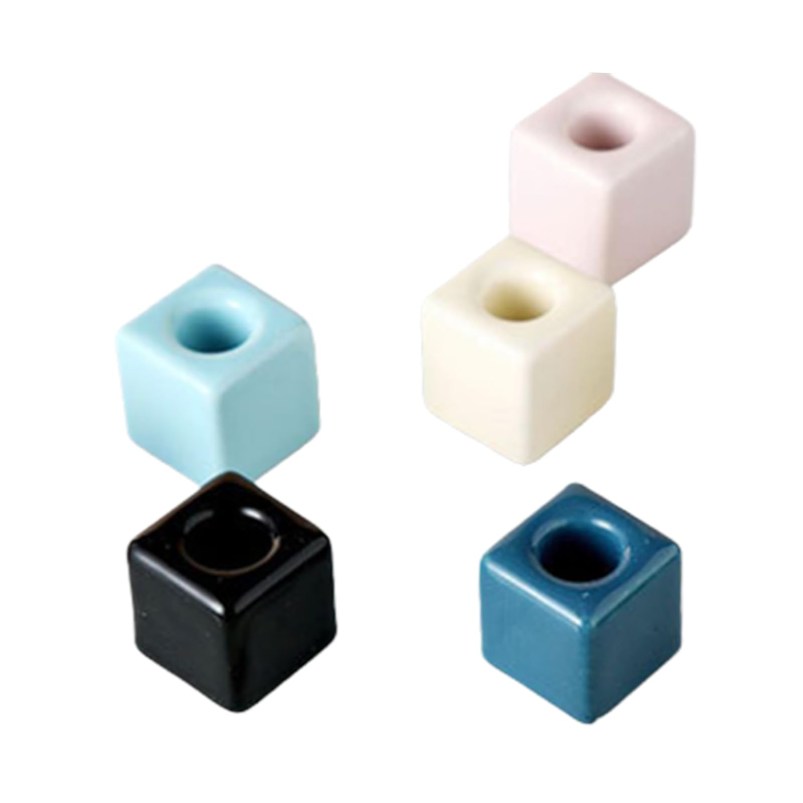 Osniyaw Multicolor Ceramic Toothbrush Stand Toothpaste Minimalist Bathroom Countertop Vanity Pen Toothbrush Stand Toothpaste