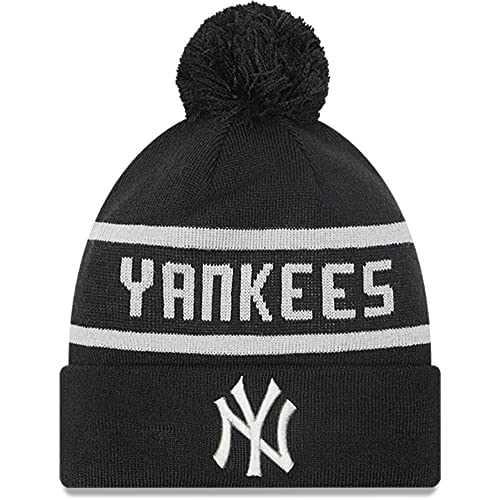 Bonnet MLB New York Yankees New Era Jake Cuff bleu marine pour l'hiver