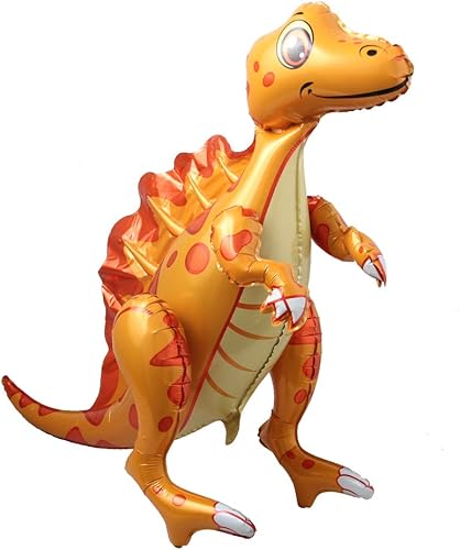 Miniatura 18 de Globos de dinosaurio de pie con diseño de tiranosaurio para fiesta de cumpleaños, baby shower. Kit de decoración de suministros inflables para 3d