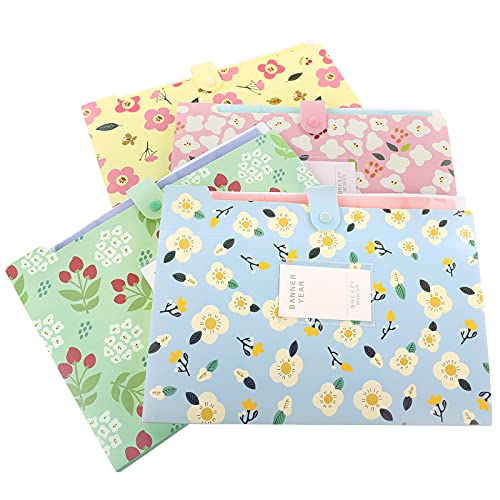 KONVINIT 4 Pack Cartelle Espandibili,Cartella