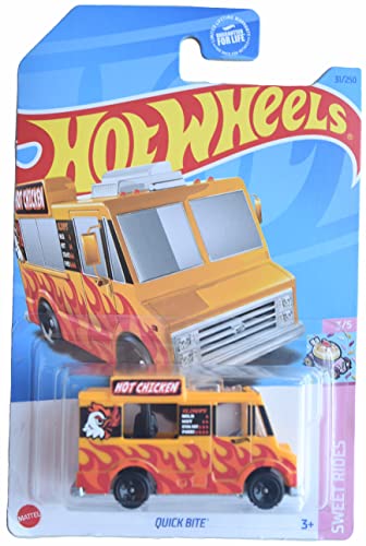 Hot Wheels Quick Bite Sweet Rides 3/5 Hot Chicken miniatura 1