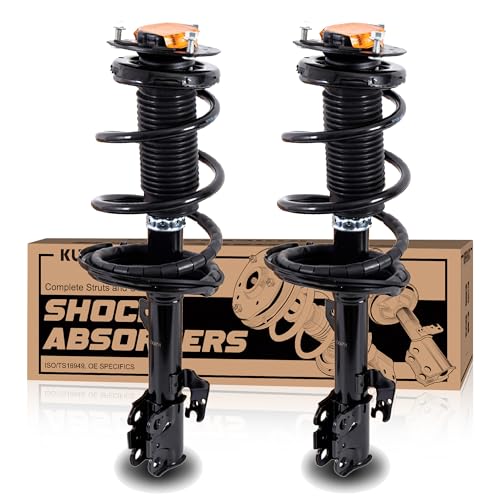 KUIPERAUTO Front Complete Struts Coil Spring Assembly 272211 272212 Compatible with 2004-2006 Lexus RX330, 2007-2009 RX350, 2006-2008 RX400h, 2004-2007 Toyota Highlander Shock Absorbers by KUIPERAUTO - Used condition - US$133.65