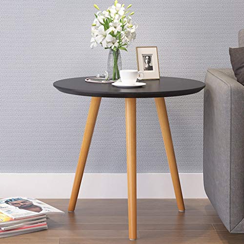 Wisdom Drop-Leaf Table/Sofa Desk,Coffee Table Solid Wood Round Low Tab