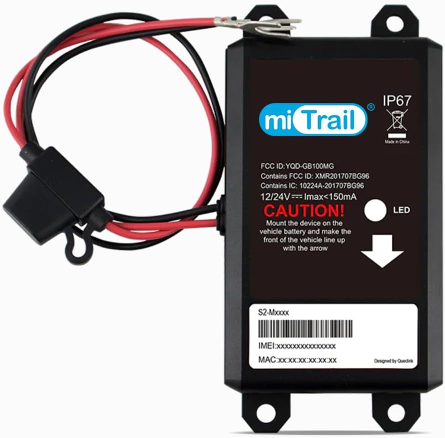 miTrail MVT 2020 Simple Wired Vehicle GPS Tracker, Waterproof GPS