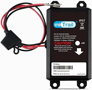 MVT-2020 Wired GPS Tracker 4G LTE | $14.50/mo Service Plan | Waterproof IP67 | Canada & US Roaming | Real-Time Tracking for Cars Trucks RVs | Fast Install
