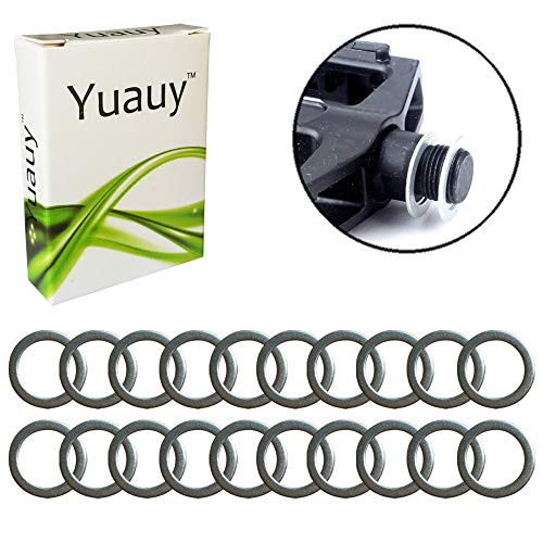 Yuauy 10 x Pedal Washers 20mm x 15mm w/ 1mm Thickness Stainless Steel