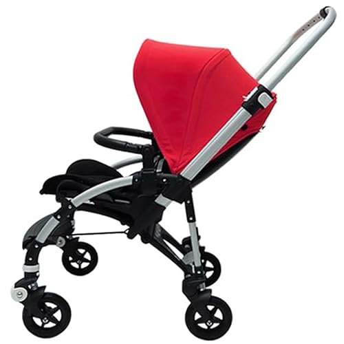 Miniatura 3 de Consola para manillar de cochecito, reposabrazos ajustable, barra de parachoques compatible con Bugaboo Bee 3 Bee 5 Bee 6 Cochecitos de bebé (cuero