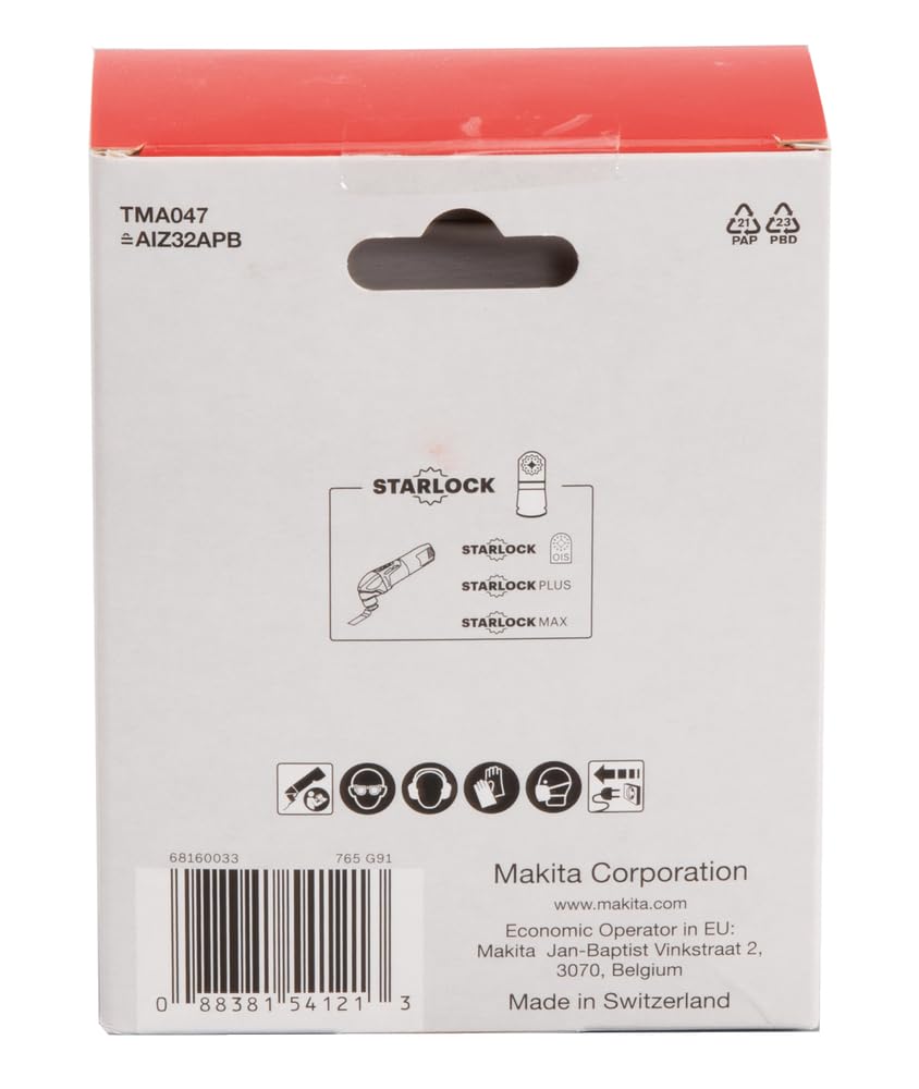 MAKITA B-64814-20 - Cuchilla inmersion 32x50 bi-me starlock (20 uds)