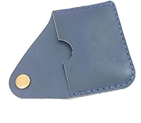 Vista 34 de Leather Card Holder Wallet, Compact Design with Slots for Cards and Cash (light brown)