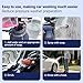 YDFL Electric Foam Sprayer 2L,75PSI Electric Pressurized Foam Sprayer for Car Washing,Rechargeable Pump Sprayer with 2 Modes,Suitable for Car Cleaning Detailing Home Garden