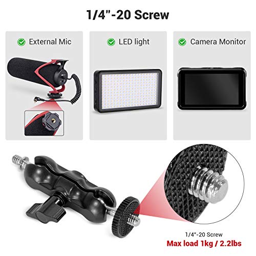 Smallrig Multi-Functional Ballhead Clamp Double Ball Adapter With Bottom Clamp - 2164 #TOP3