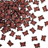 Haute qualité:fabriqué en acrylique de bonne qualité, ces perles papillon noires sont robustes et légères. Chaque perle papillon noire est soigneusement conçue avec une forme et une taille spécifiques, facilitant son intégration dans votre projet de bijouterie. Ils sont parfaits pour une large gamme de besoins d'assortiment et d'une beauté exquise