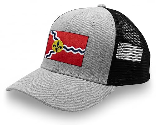 Image of International Tie City Hat for Men and Women, Adjustable Snapback Trucker Baseball Cap with Embroidered Patch