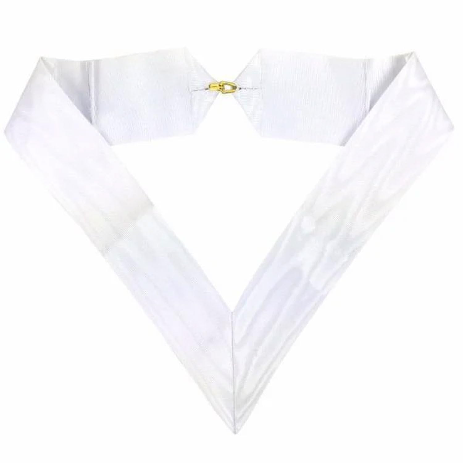 Bricks Masons Sovereign Red Cross of Constantine Collarette - All White Moire