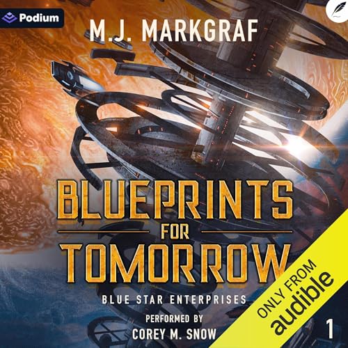 『Blueprints for Tomorrow: A Space Opera Adventure』のカバーアート