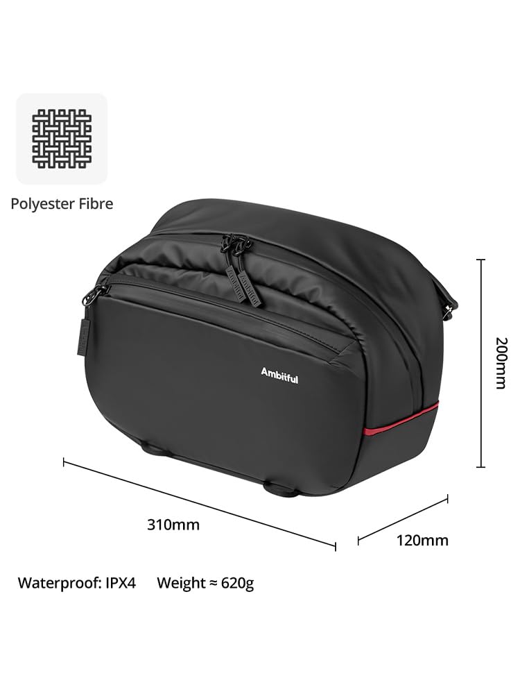 AMBITFUL Genie Magic Camera Sling Bag - Padded Shoulder Strap, Tripod Holder, Waterproof & Lightweight with 8 Compartments, DSLR/SLR/Mirrorless Bag for photographers