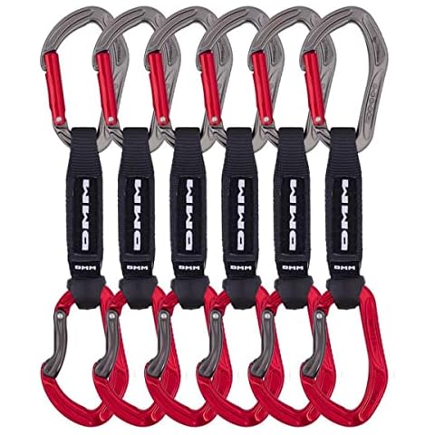 DMM Alpha Sport Quickdraw 12 cm Titanium-red 6er Set Cover