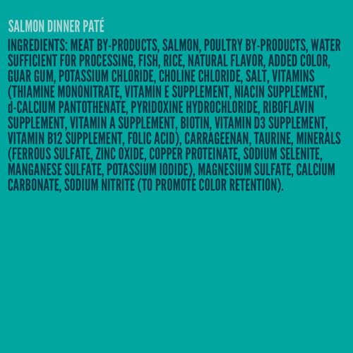 Image of A Strong Heart Canned Wet Cat Food, Salmon Dinner Pate - 5.5 oz Cans (Pack of 24), Made in The USA with Real Salmon