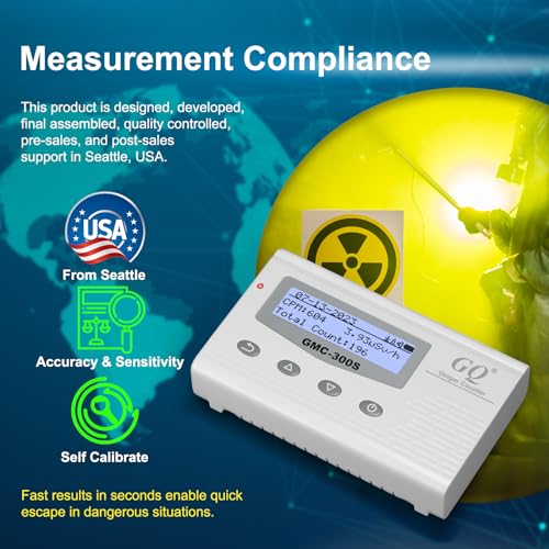 Gq GMC-300S Digital Nuclear Radiation Detector Monitor Meter Geiger Counter Radiation Dosimeter thumb #2