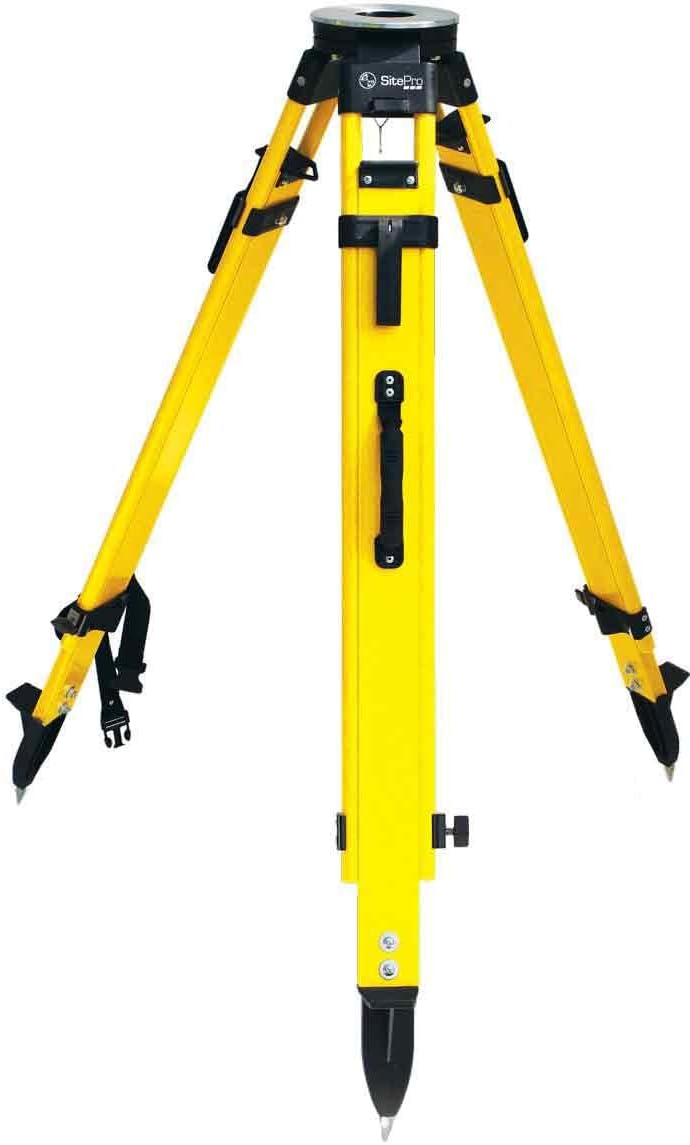 SitePro - 5109468 HVFG20-DC Fiberglass SITEMAX Heavy Duty Dual Clamp Tripod w/Large Head