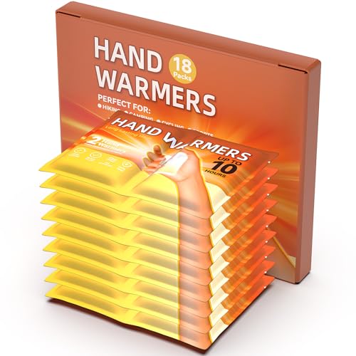 YOSHENNMO Hand Warmers Disposable - Up to 10 Hours of Heat, Super Long Lasting Air Activated Warmers, Quick & Easy Activation, Portable Odor, Free Warmth for Hands (9 Pairs) - image 1