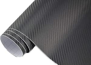 Neoxxim 3.542€/m2 3D Carbon Folie - schwarz - 100 x 152 cm selbstklebend flexibel Car Wrapping Folie