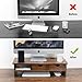 Tribesigns Monitor Stand Riser with Storage Organizer Drawers Bamboo，Retro Brown