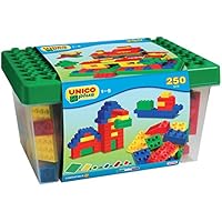 Unico Plus 8525 - Caja con bloques de construcción (250 piezas),