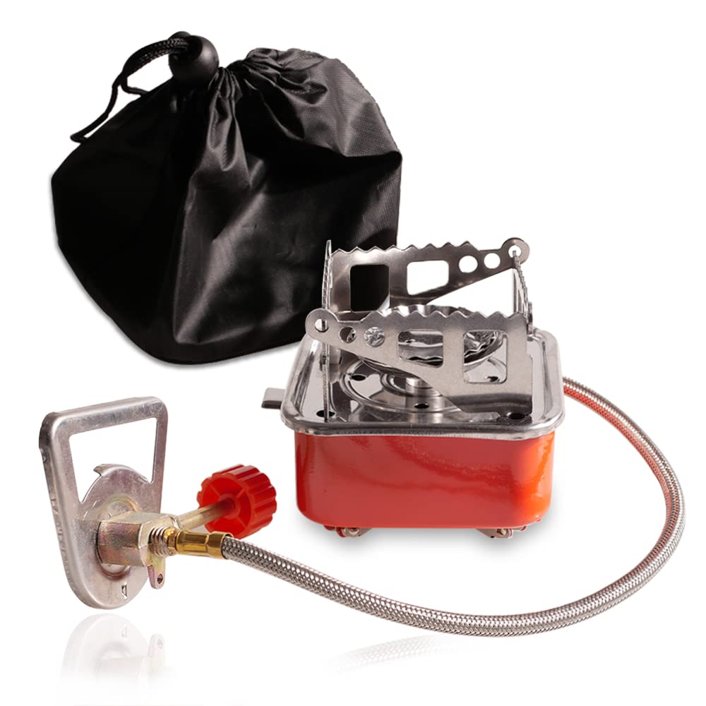 NEAR STOP Portable Camping Stove Square Stoves Backpacking Heater Adjustable Valve Stainless Steel Material With Piezo Ignition, Windproof Camp Stove For Outdoor Hiking Cooking, Kerosene (B09W624HH7) Amazon Price History, Amazon Price Tracker