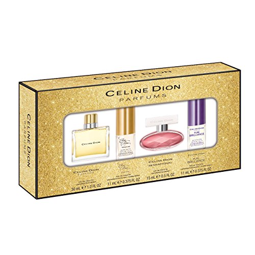 Celine Dion 4 Piece Coffrett Gift Set (Signature Plus Pure Brilliance Plus Sensational Plus Parfums) Celine Dion 4 Piece Coffrett Gift Set (Signature Plus Pure Brilliance Plus Sensational Plus Parfums)