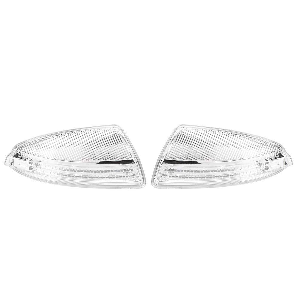 Indicatore di Direzione Specchietto Laterale, Coppia Specchietto Retrovisore LED Indicatore di Direzione Lampada A2048200721 ​​Adatto per Classe C W204 da 08 a 10