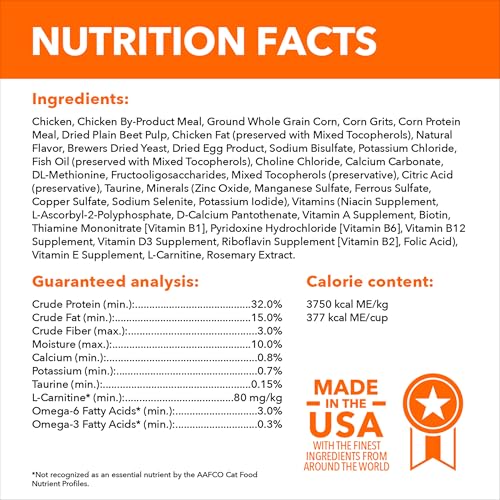 IAMS Proactive Health Adult Healthy Dry Cat Food with Chicken, 22 lb. Bag