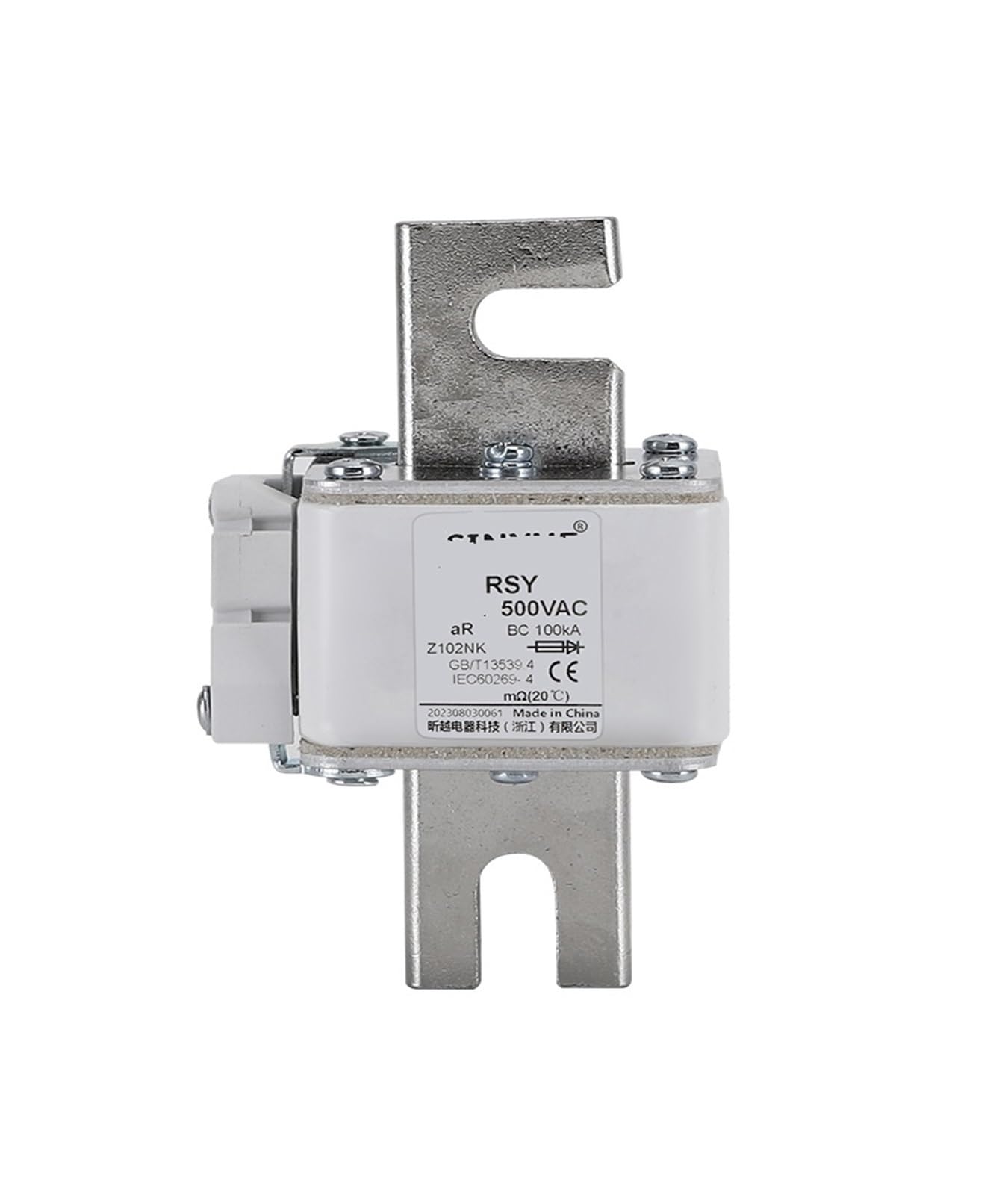 Schnelle Sicherung 660V 1000V 300A 400A 500A 600A 700A Gabel Haken Keramik Z102N(800v,800A)