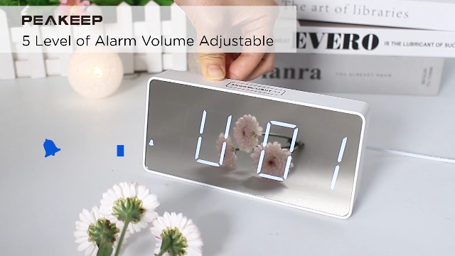Amazon.com: Peakeep Digital Clock, Alarm Clock Battery Backup