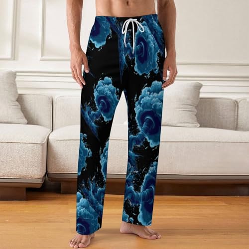 Storm Tornado Hurricane Mens Pajama Pants Print Lounge Pant PJ Bottoms Sleepwear Loungewear2