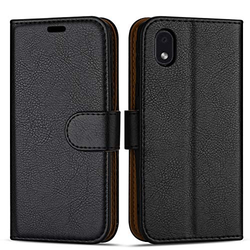 Case Collection Funda de Cuero para Samsung Galaxy A01 Core (5,3') Estilo Cartera con Tapa abatible y Ranuras para Dinero y Tarjeta de crédito para Samsung Galaxy A01 Core Funda